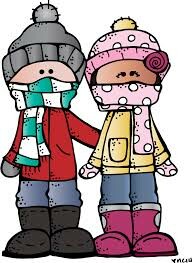 kids dressed in warm winter clothing